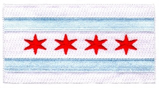 chicago flag patch